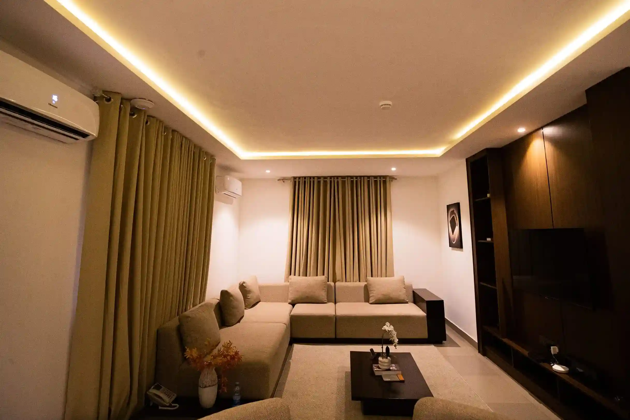 Presidential hotel suite